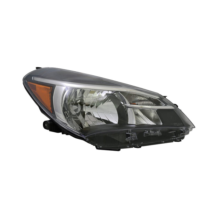 2015-2017 Toyota Yaris Passenger Side Headlight Assembly Multi-Reflector Type Composite - TO2503226-Partify-Painted-Replacement-Body-Parts