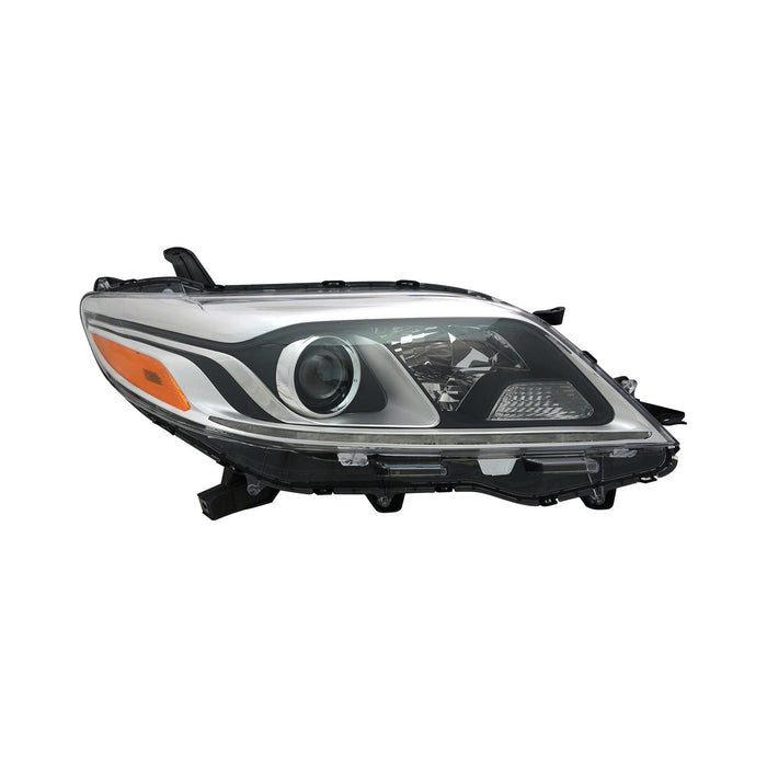 2015-2020 Toyota Sienna Limited/XLE/XLE Premium Passenger Side Headlight Assembly Halogen W/Led Drl Composite - TO2503230-Partify-Painted-Replacement-Body-Parts