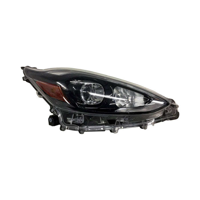 2018-2019 Toyota Prius C Passenger Side Headlight Assembly Composite - TO2503259-Partify-Painted-Replacement-Body-Parts