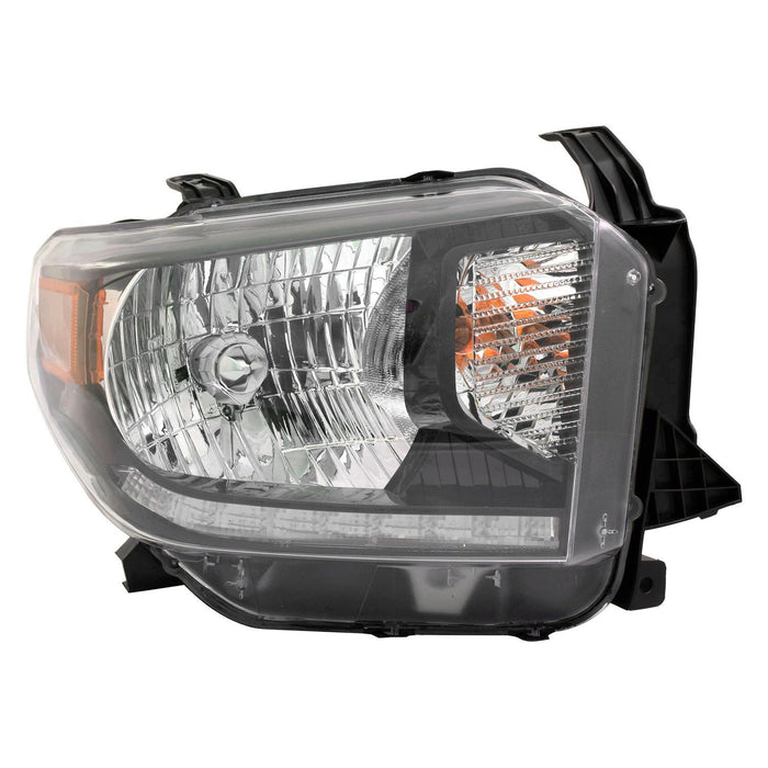 2018 Toyota Tundra Passenger Side Headlight Assembly Composite - TO2503260-Partify-Painted-Replacement-Body-Parts