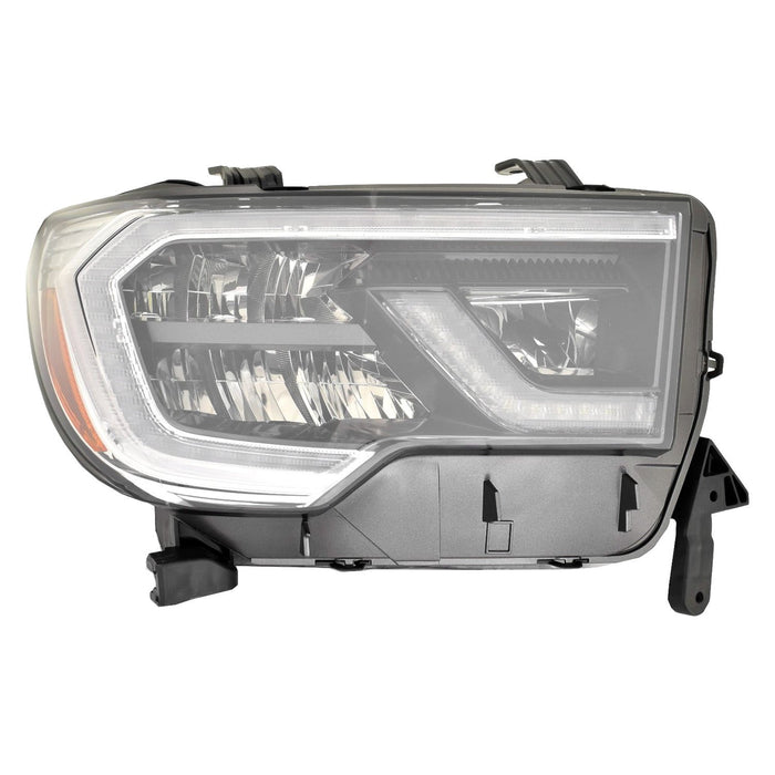2018-2022 Toyota Sequoia Passenger Side Headlight Assembly Platinum Composite - TO2503265-Partify-Painted-Replacement-Body-Parts