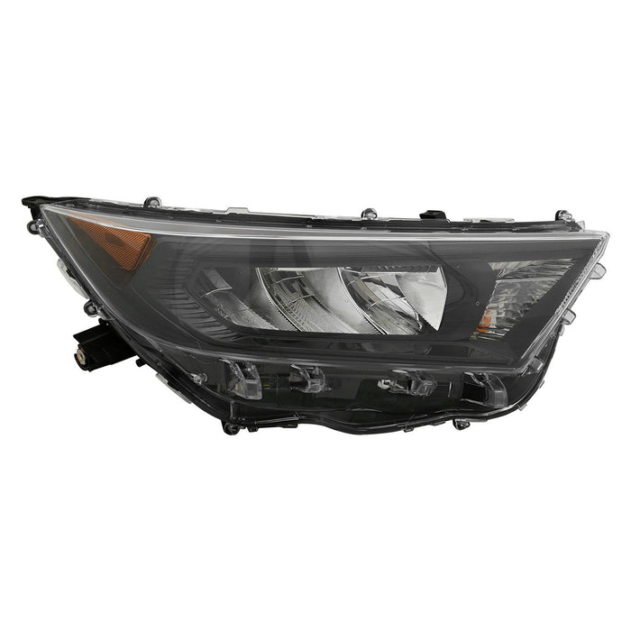 2019-2022 Toyota RAV4 Hybrid LE/LE Passenger Side Headlight Assembly North America Built Bezel Composite - TO2503274-Partify-Painted-Replacement-Body-Parts