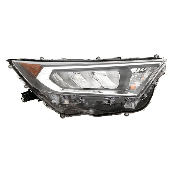 2019-2021 Toyota RAV4 Adventure/Limited/Trail/TRD Off-Road/XLE/XLE Premium Passenger Side Headlight Assembly Na Built Chrome Bezel Composite - TO2503275-Partify-Painted-Replacement-Body-Parts