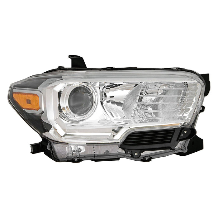 2019-2023 Toyota Tacoma Passenger Side Headlight Assembly W/O Led Daytime Running Lamps W/Fog Lamps Composite - TO2503276-Partify-Painted-Replacement-Body-Parts