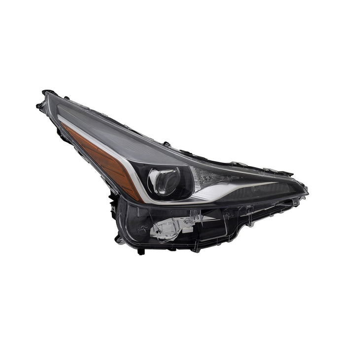 2019-2022 Toyota Prius Passenger Side Headlight Assembly W/O Adaptive Headlamps W/O Fog Lamps Composite - TO2503280-Partify-Painted-Replacement-Body-Parts