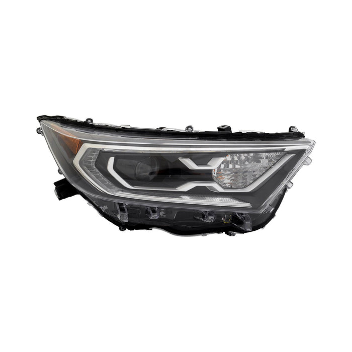 2019-2021 Toyota RAV4 Hybrid Limited/Hybrid XLE/Hybrid XSE Passenger Side Headlight Assembly North America Built Composite - TO2503292-Partify-Painted-Replacement-Body-Parts
