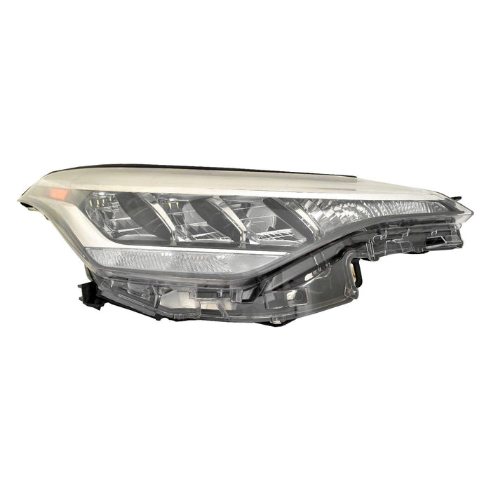 2020-2022 Toyota C-HR Passenger Side Headlight Assembly W/O Adaptive Headlamps Japan Built Composite - TO2503311-Partify-Painted-Replacement-Body-Parts