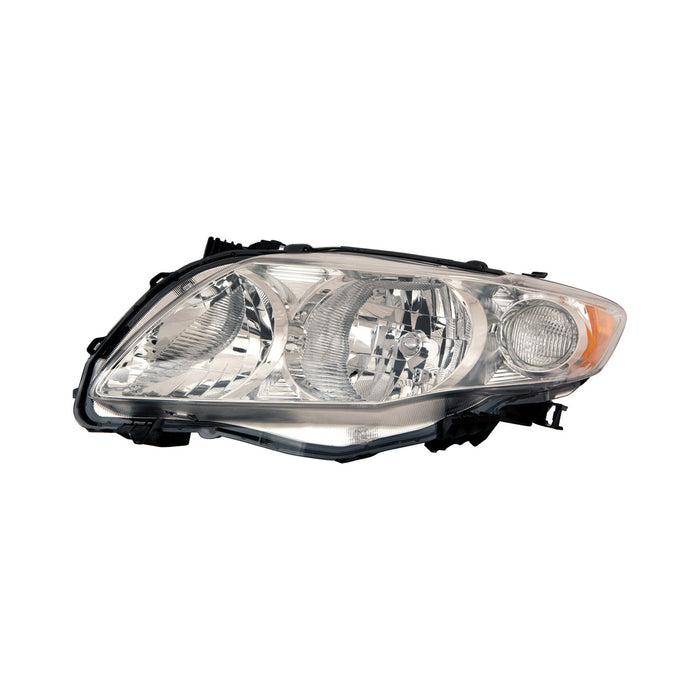 2009-2010 Toyota Corolla Driver Side Headlight Lens Housing Japan Built - TO2518116-Partify-Painted-Replacement-Body-Parts