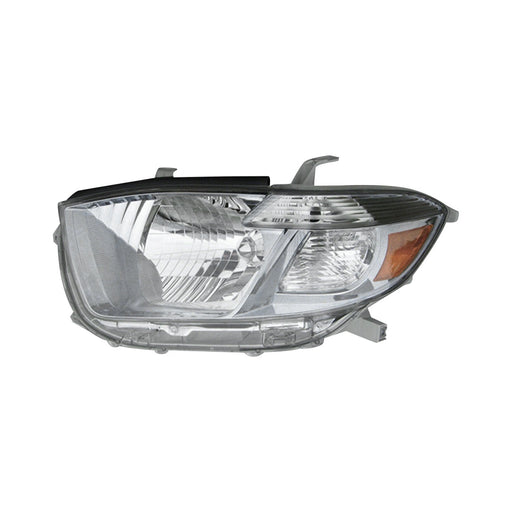 2008-2010 Toyota Highlander Hybrid/Hybrid Limited Driver Side Headlight Lens Housing - TO2518117-Partify-Painted-Replacement-Body-Parts