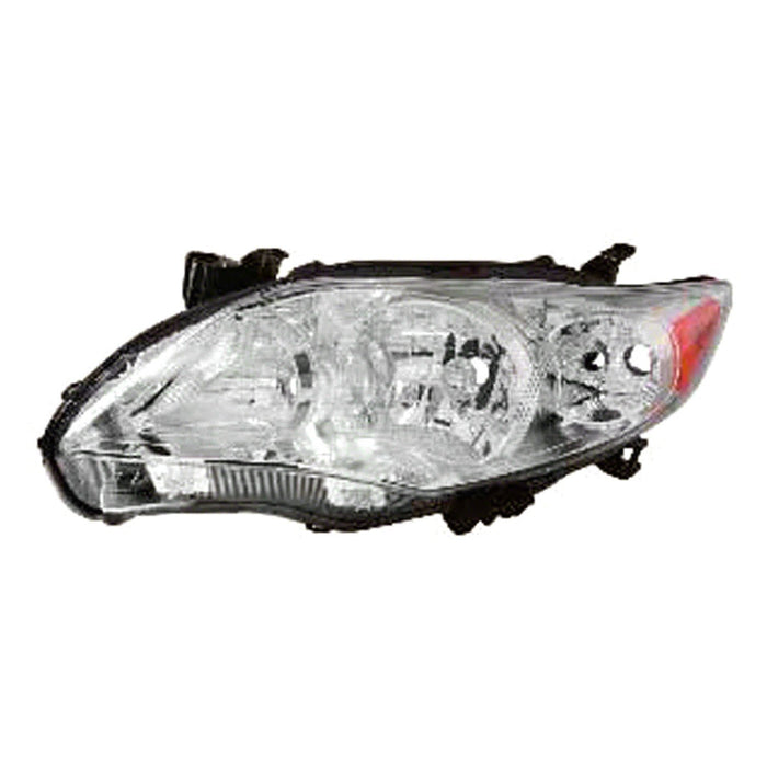 2011-2013 Toyota Corolla Driver Side Headlight Lens Housing Japan Built - TO2518131-Partify-Painted-Replacement-Body-Parts