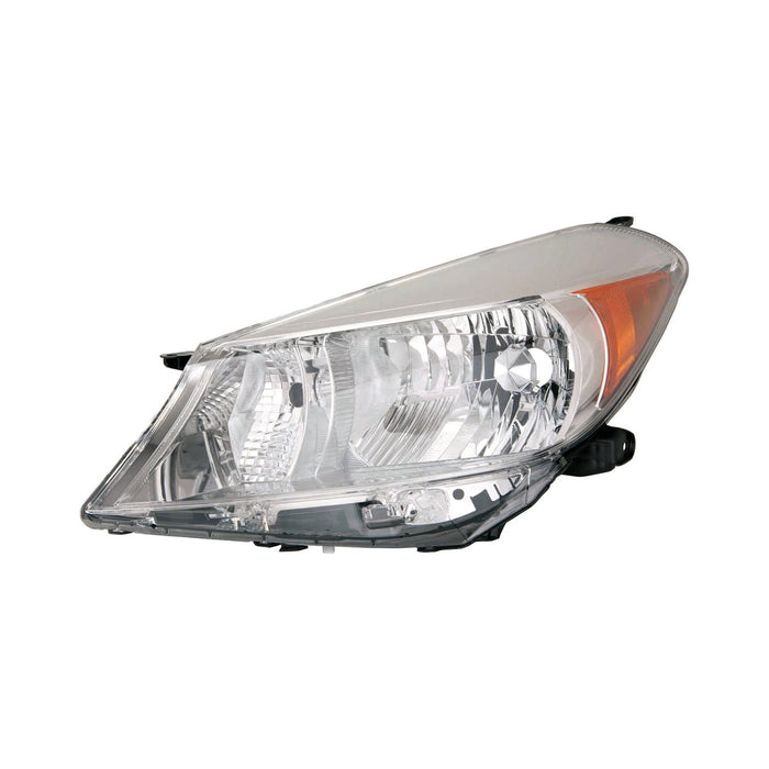 2012-2014 Toyota Yaris L/LE Driver Side Headlight Lens Housing - TO2518132-Partify-Painted-Replacement-Body-Parts