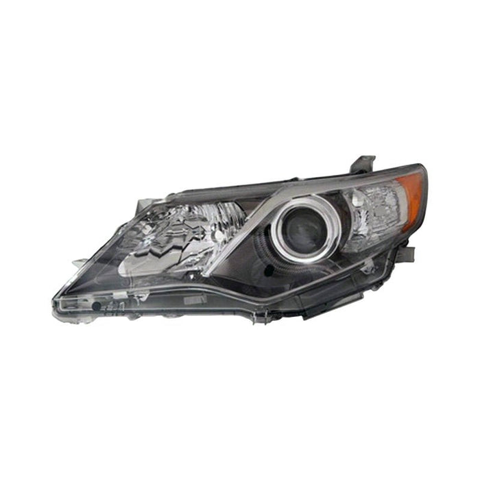 2012-2014 Toyota Camry XLE Driver Side Headlight Lens Housing Hid - TO2518135-Partify-Painted-Replacement-Body-Parts
