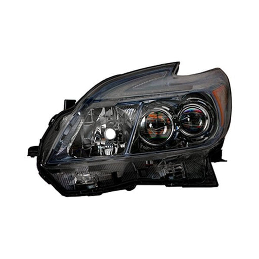 2012-2015 Toyota Prius Plug-In Driver Side Headlight Lens Housing Led Blue Bezel - TO2518149-Partify-Painted-Replacement-Body-Parts