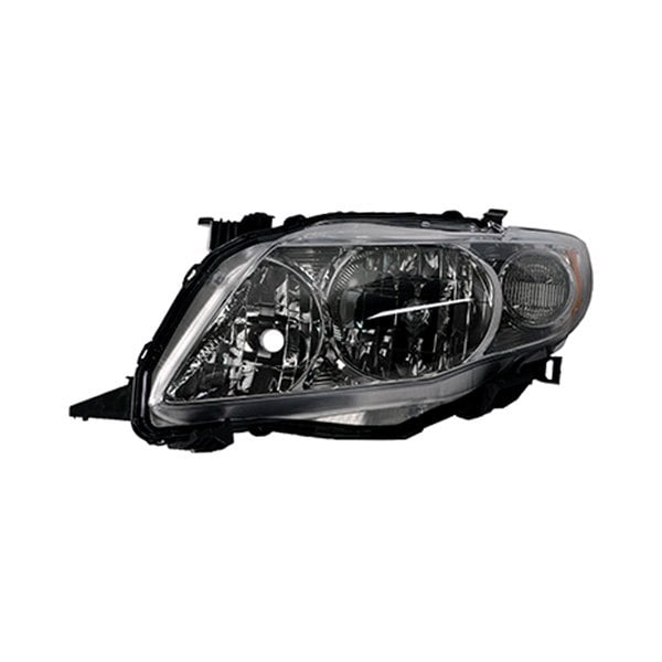 2009-2010 Toyota Corolla Base/CE/LE Driver Side Headlight Lens Housing North America Built - TO2518163-Partify-Painted-Replacement-Body-Parts