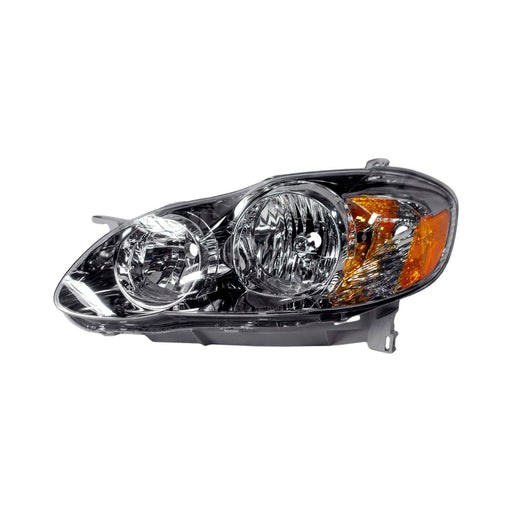 2005-2008 Toyota Corolla S/XRS Driver Side Headlight Lens Housing - TO2518179-Partify-Painted-Replacement-Body-Parts