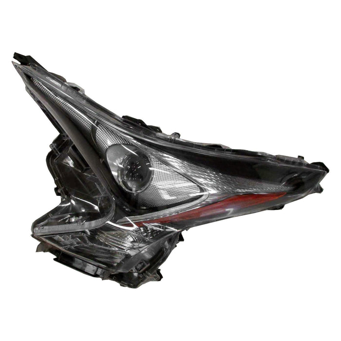 2016-2018 Toyota Prius Driver Side Headlight Lens Housing W/Fog Lamps From 2-16 - TO2518192-Partify-Painted-Replacement-Body-Parts