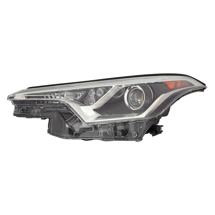 2018-2019 Toyota C-HR Driver Side Headlight Lens Housing Japan Built - TO2518193-Partify-Painted-Replacement-Body-Parts