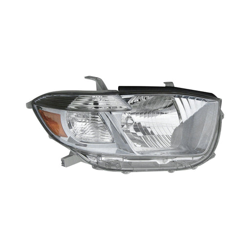 2008-2010 Toyota Highlander Hybrid/Hybrid Limited Passenger Side Headlight Lens Housing - TO2519117-Partify-Painted-Replacement-Body-Parts