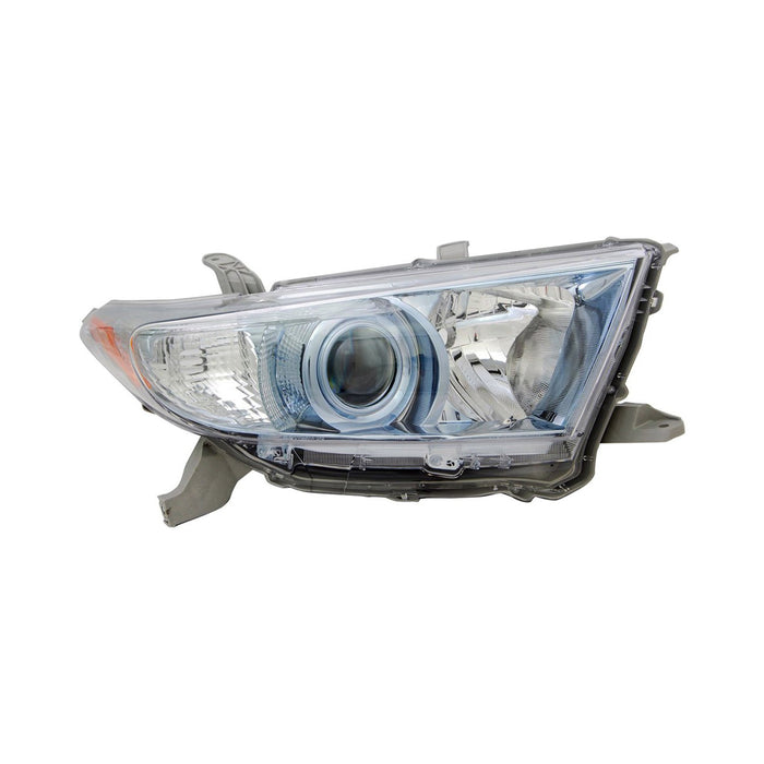 2011-2013 Toyota Highlander Hybrid/Hybrid Limited Passenger Side Headlight Lens Housing - TO2519129-Partify-Painted-Replacement-Body-Parts