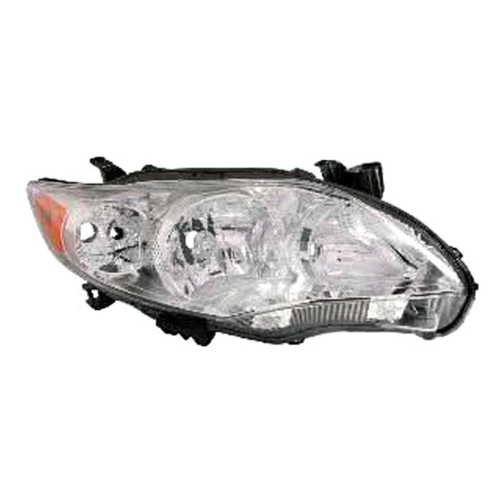 2011-2013 Toyota Corolla Passenger Side Headlight Lens Housing Japan Built - TO2519131-Partify-Painted-Replacement-Body-Parts