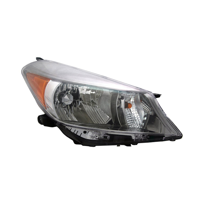 2012-2014 Toyota Yaris SE Passenger Side Headlight Lens Housing - TO2519133-Partify-Painted-Replacement-Body-Parts