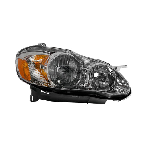 2005-2008 Toyota Corolla CE/LE Passenger Side Headlight Lens Housing - TO2519162-Partify-Painted-Replacement-Body-Parts