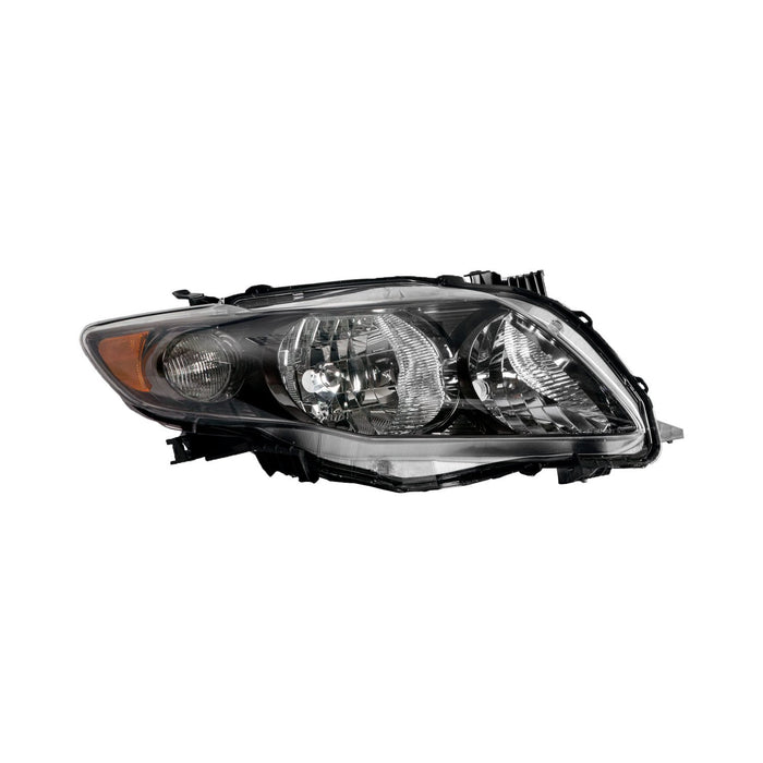 2009-2010 Toyota Corolla S/XRS Passenger Side Headlight Lens Housing North America Built - TO2519164-Partify-Painted-Replacement-Body-Parts