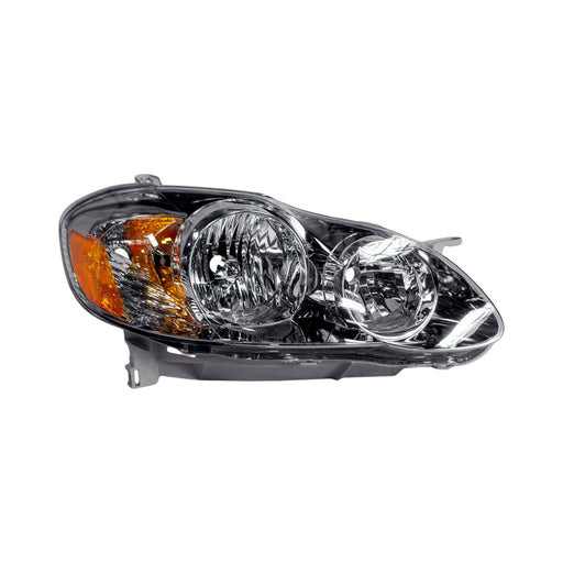 2005-2008 Toyota Corolla S/XRS Passenger Side Headlight Lens Housing - TO2519179-Partify-Painted-Replacement-Body-Parts
