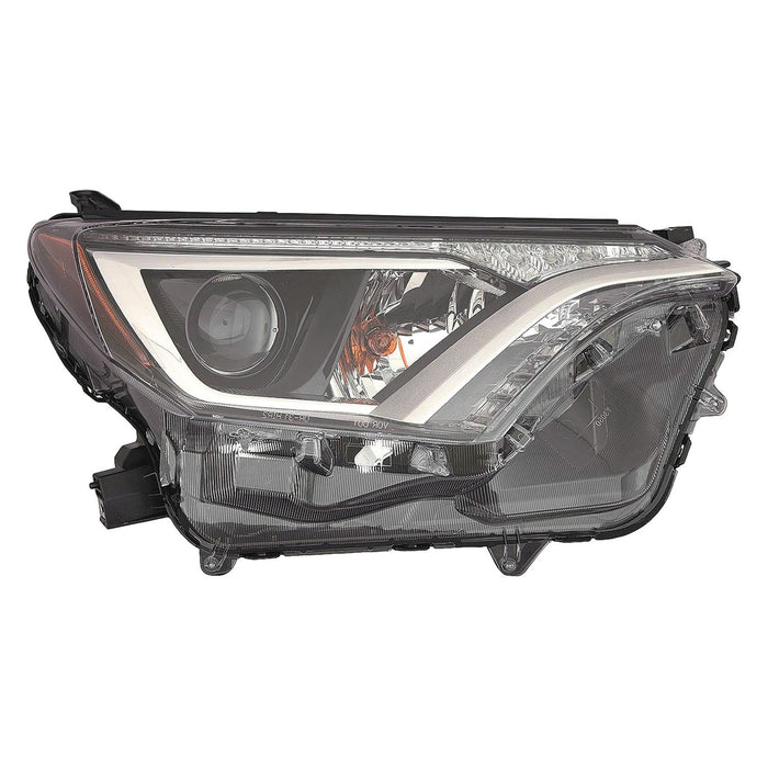 2016-2018 Toyota RAV4 Passenger Side Headlight Lens Housing Halogen Japan Built - TO2519189-Partify-Painted-Replacement-Body-Parts