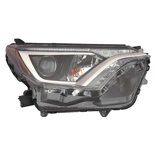 2016-2018 Toyota RAV4 Passenger Side Headlight Lens Housing Halogen Japan Built - TO2519189-Partify-Painted-Replacement-Body-Parts