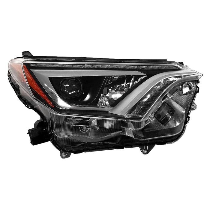 2016-2018 Toyota RAV4 Passenger Side Headlight Lens Housing Led Japan Built - TO2519190-Partify-Painted-Replacement-Body-Parts