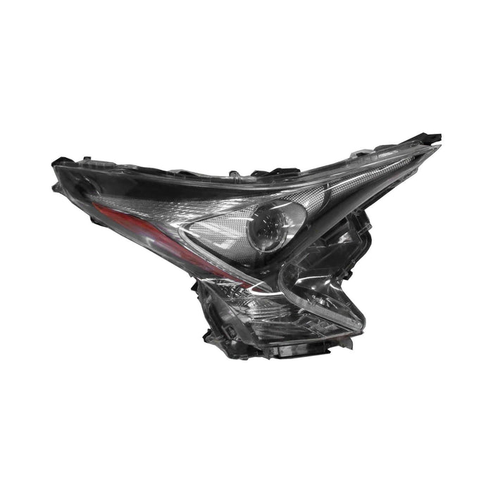 2016-2018 Toyota Prius Passenger Side Headlight Lens Housing W/Fog Lamps From 2-16 - TO2519192-Partify-Painted-Replacement-Body-Parts