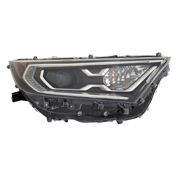 2019-2021 Toyota RAV4 Hybrid Limited/Hybrid XLE/Hybrid XLE Premium/Hybrid XSE Passenger Side Headlight Lens Housing Japan Built - TO2519202-Partify-Painted-Replacement-Body-Parts