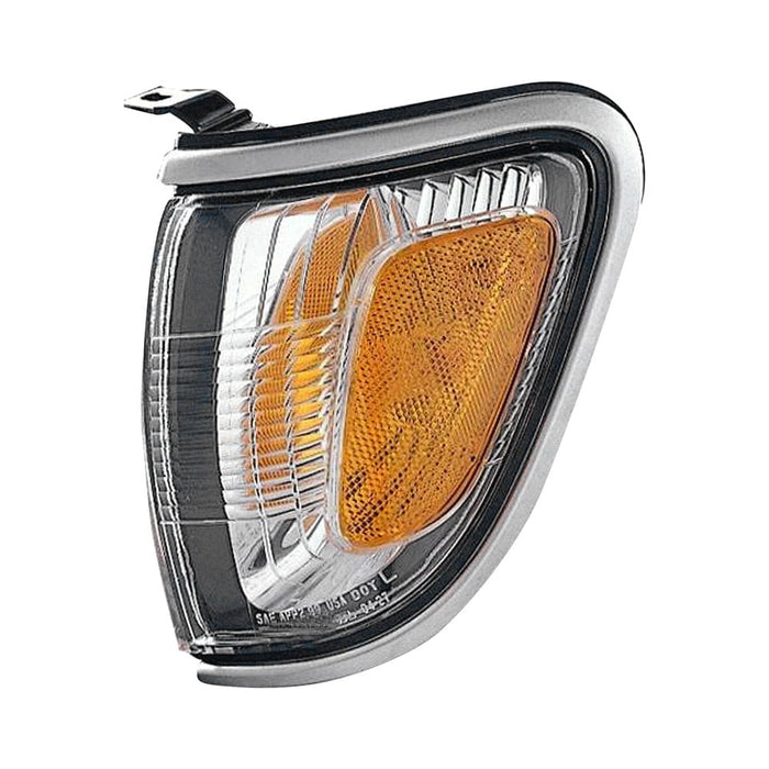 2001-2004 Toyota Tacoma Driver Side Parking Light Assembly Park/Marker Combo W/Lunar Mist Silver Pearl Bezel (Paint Code 1C8) - TO2520162-Partify-Painted-Replacement-Body-Parts