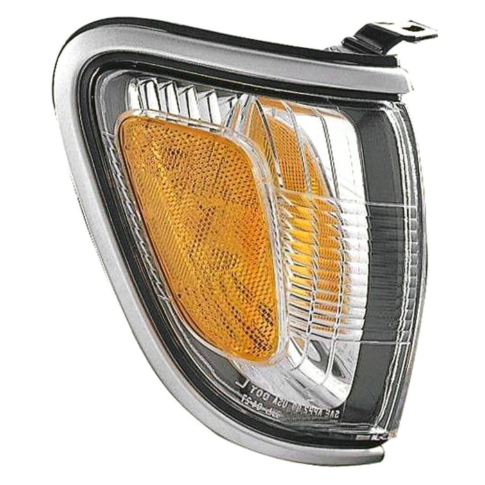 2001-2004 Toyota Tacoma Passenger Side Parking Light Assembly Park/Marker Combo W/Lunar Mist Silver Pearl Bezel (Paint Code 1C8) - TO2521162-Partify-Painted-Replacement-Body-Parts