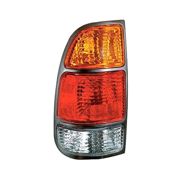 2000-2006 Toyota Tundra Driver Side Tail Light Assembly Std Bed Amber/Red/Clear Lens Extended Cab Pickup/Standard Cab Pickup - TO2800129-Partify-Painted-Replacement-Body-Parts