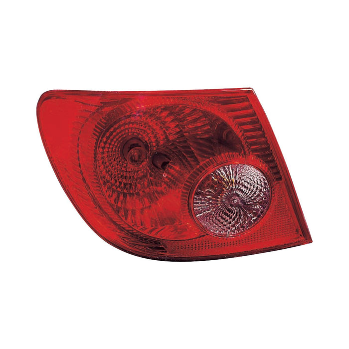 2005-2008 Toyota Corolla Driver Side Tail Light Assembly - TO2800154-Partify-Painted-Replacement-Body-Parts