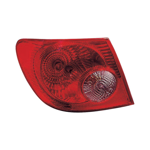 2005-2008 Toyota Corolla Driver Side Tail Light Assembly - TO2800154-Partify-Painted-Replacement-Body-Parts