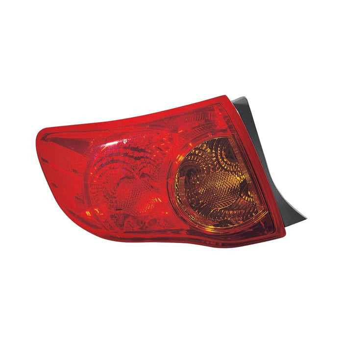 2009-2010 Toyota Corolla Driver Side Tail Light Assembly Canada Built - TO2800175-Partify-Painted-Replacement-Body-Parts