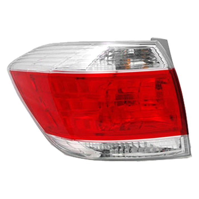 2011-2013 Toyota Highlander Driver Side Tail Light Assembly Usa Built Complete Assembly - TO2800185-Partify-Painted-Replacement-Body-Parts