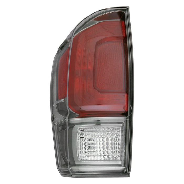 2016-2019 Toyota Tacoma Limited Driver Side Tail Light Assembly Smoke Bezel - TO2800199-Partify-Painted-Replacement-Body-Parts