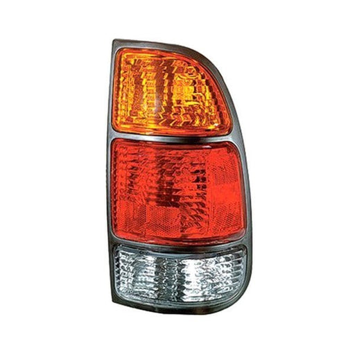 2000-2006 Toyota Tundra Passenger Side Tail Light Assembly Std Bed Amber/Red/Clear Lens Extended Cab Pickup/Standard Cab Pickup - TO2801129-Partify-Painted-Replacement-Body-Parts