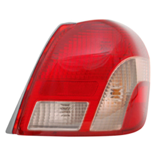 2000-2002 Toyota Echo Passenger Side Tail Light Assembly Sedan - TO2801135-Partify-Painted-Replacement-Body-Parts