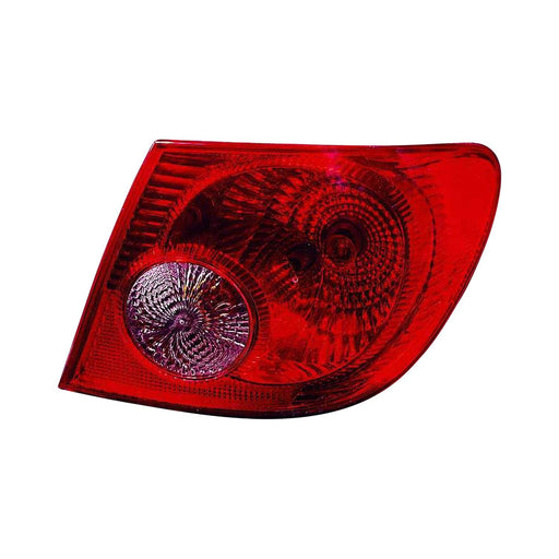2005-2008 Toyota Corolla Passenger Side Tail Light Assembly - TO2801154-Partify-Painted-Replacement-Body-Parts