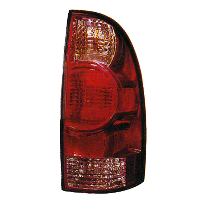 2005-2015 Toyota Tacoma Passenger Side Tail Light Assembly Clear/Red Center Lens - TO2801158-Partify-Painted-Replacement-Body-Parts