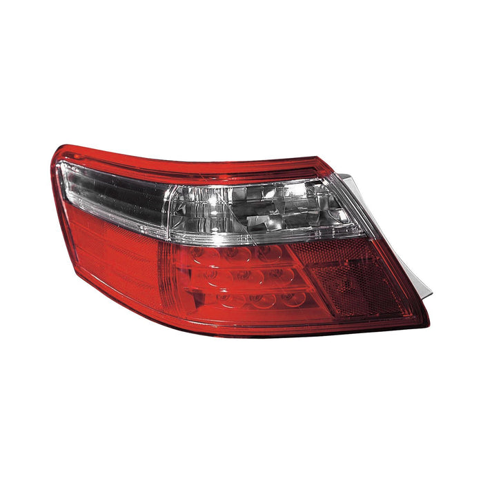 2007-2009 Toyota Camry Hybrid Driver Side Tail Light Assembly On Body Outer - TO2804103-Partify-Painted-Replacement-Body-Parts