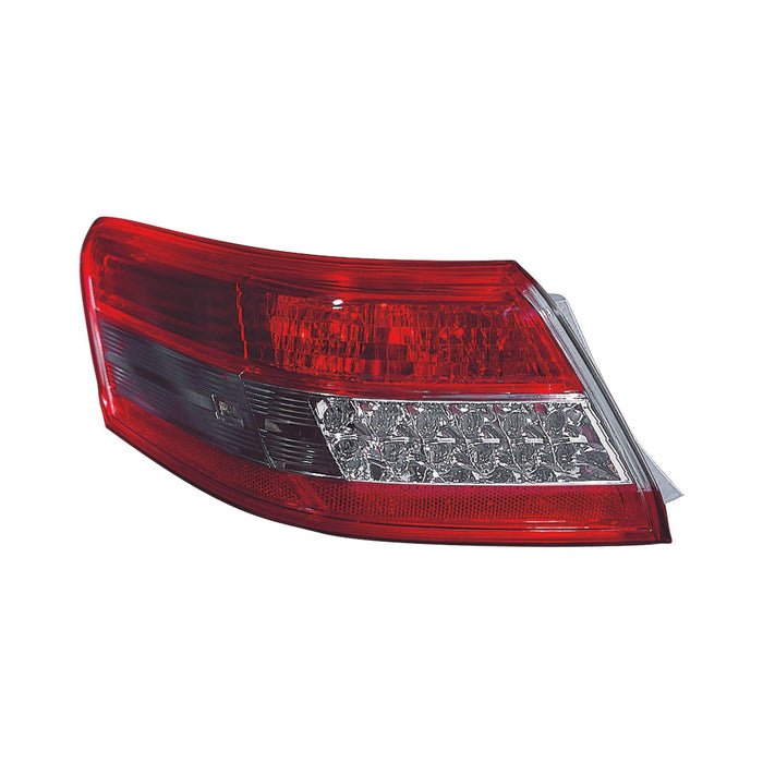2010-2011 Toyota Camry Driver Side Tail Light Assembly On Body Usa Built Outer - TO2804106-Partify-Painted-Replacement-Body-Parts