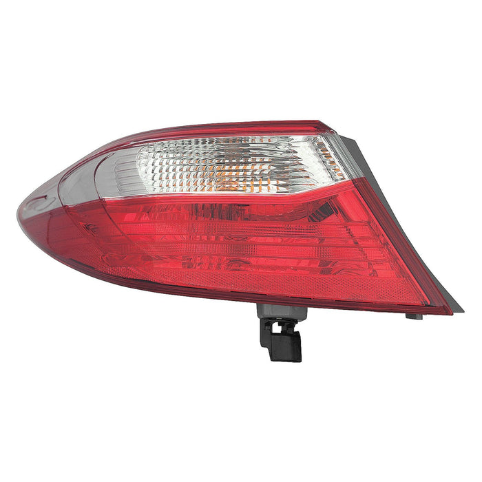 2015-2017 Toyota Camry Hybrid LE/Hybrid SE/Hybrid XLE/LE/SE/XLE/XSE Driver Side Tail Light Assembly Outer - TO2804121-Partify-Painted-Replacement-Body-Parts