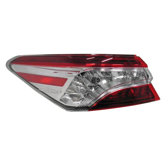 2018-2020 Toyota Camry Hybrid XLE/XLE/XLE Navi Driver Side Tail Light Assembly North America Built Outer - TO2804136-Partify-Painted-Replacement-Body-Parts