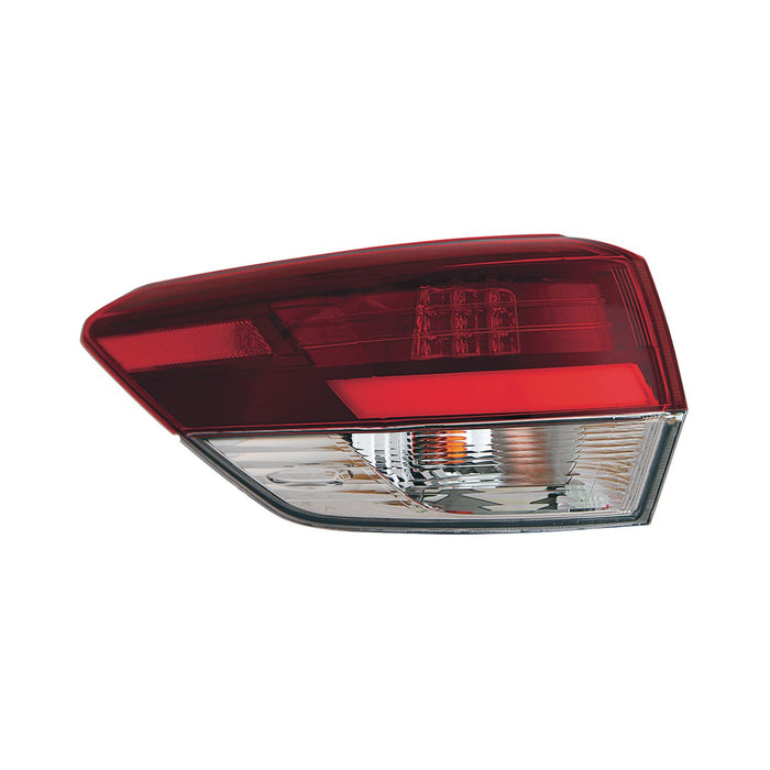 2019 Toyota Highlander Driver Side Tail Light Assembly Tinted Lens Outer - TO2804153-Partify-Painted-Replacement-Body-Parts
